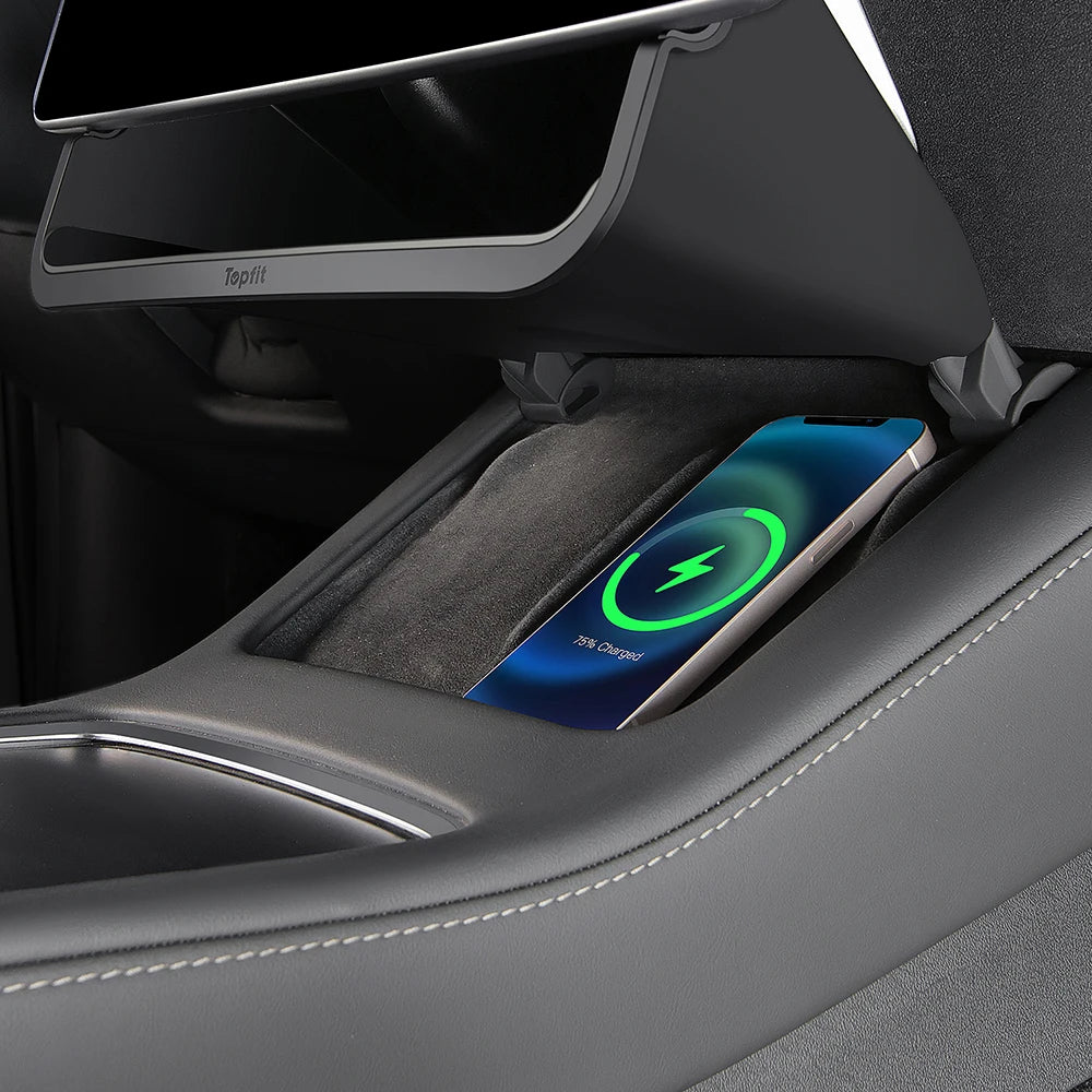 Boîte de rangement sous écran pour Tesla Model Y 3 S X