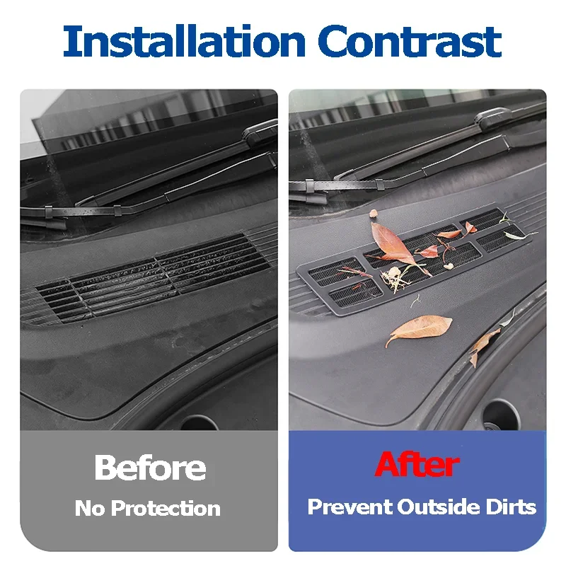 Couvercle de Protection d'entrée d'air pour Tesla Model 3 2021 – 2023