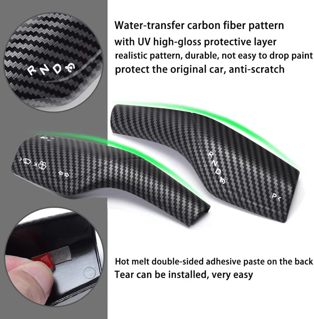 Cadre de volant fibre de carbone mat pour Tesla model 3/Y