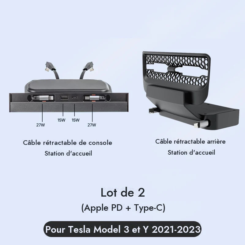 Station d'accueil intelligente pour ventilation arrière Tesla Model 3 et Model Y — photo 8