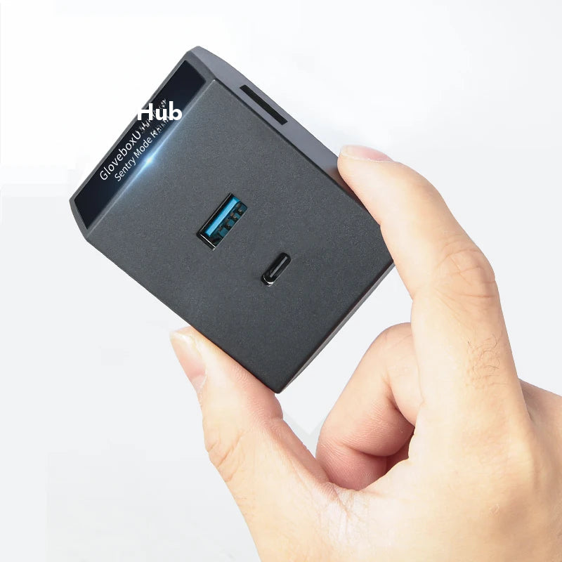 Boitier transfert de data USB pour boite a gant pour Tesla Model 3/Y