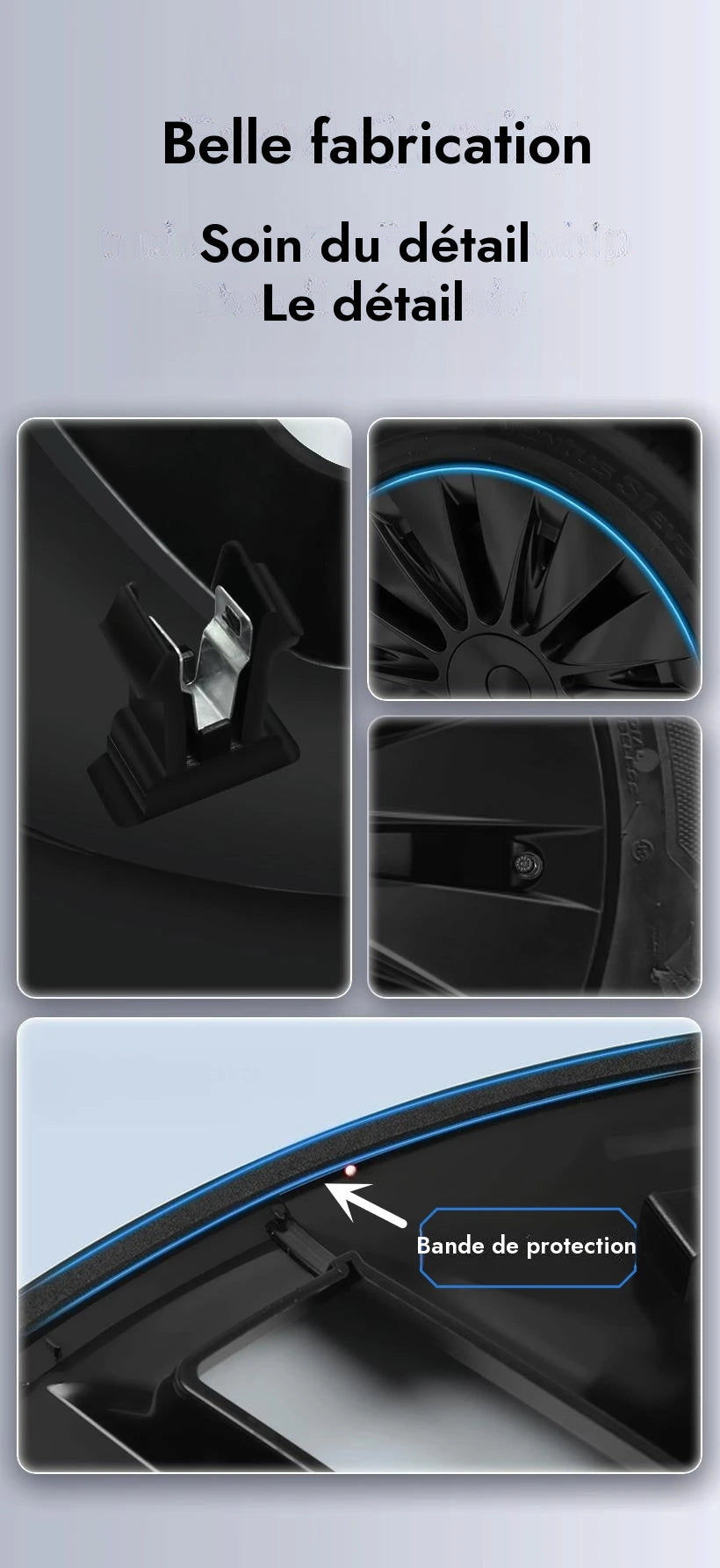 Enjoliveurs Performance 19" pour Tesla Model Y — photo 27