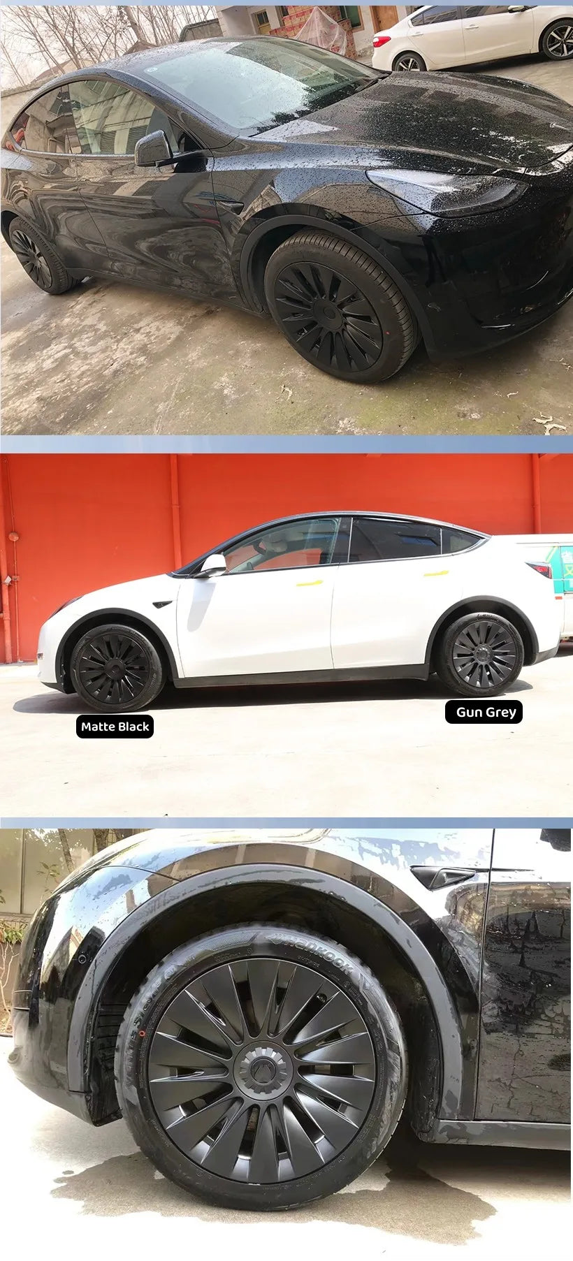 Enjoliveurs Performance 19" pour Tesla Model Y