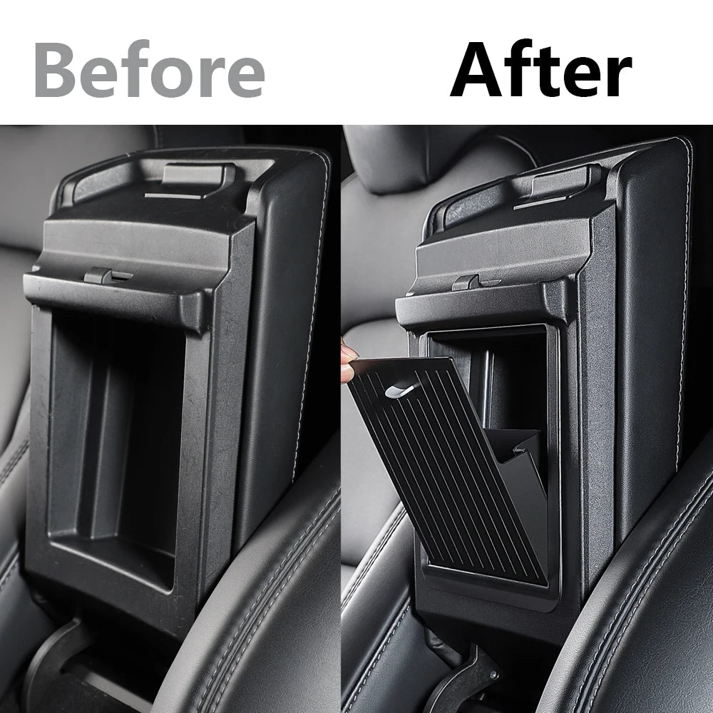 Boîte de rangement cachée sous accoudoir pour tesla Model 3/Y