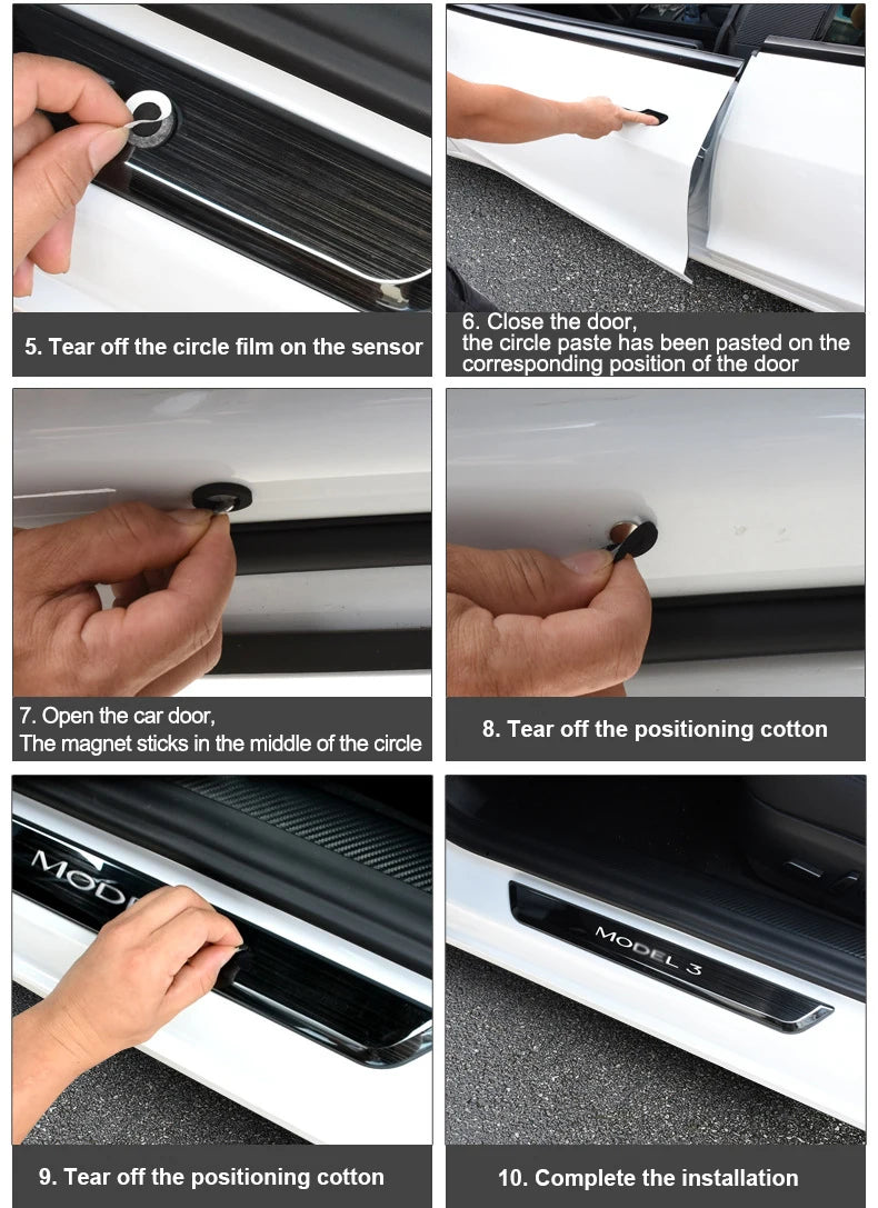 Seuil de porte rétro-éclairé Tesla Model Y