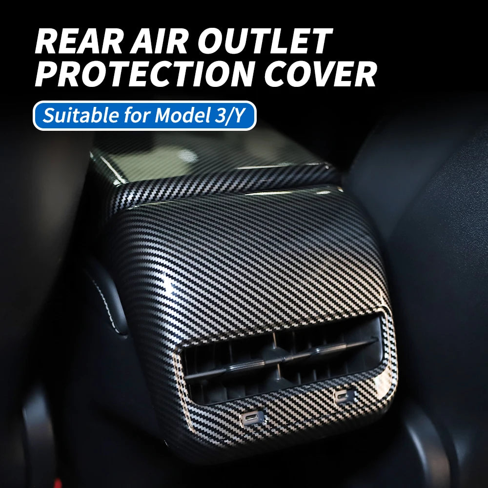 Couvercle de sortie d'air arrière pour Tesla Model Y 3