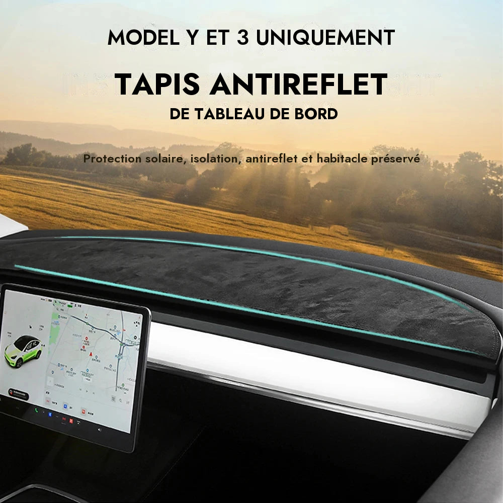 Protection solaire, isolation du tableau de bord pour Tesla Model 3 Y 2017 – 2023 — photo 3