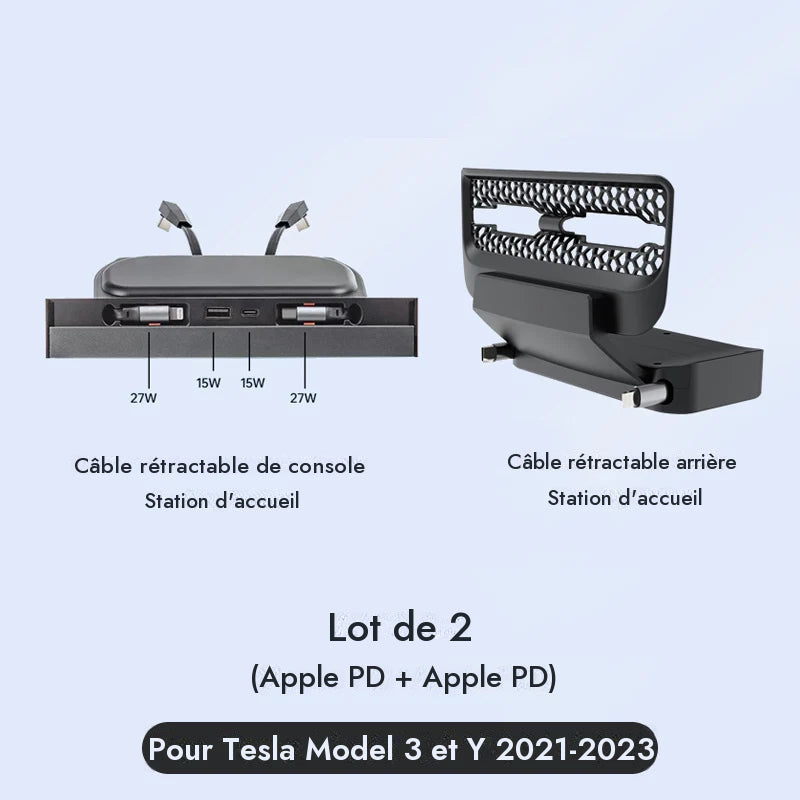 Station d'accueil intelligente pour ventilation arrière Tesla Model 3 et Model Y — photo 11