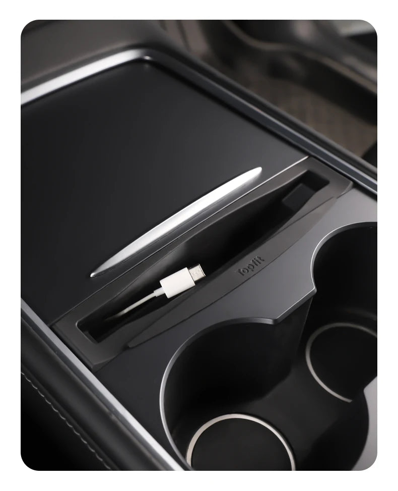 Boîte de rangement console centrale pour Tesla Model Y 3