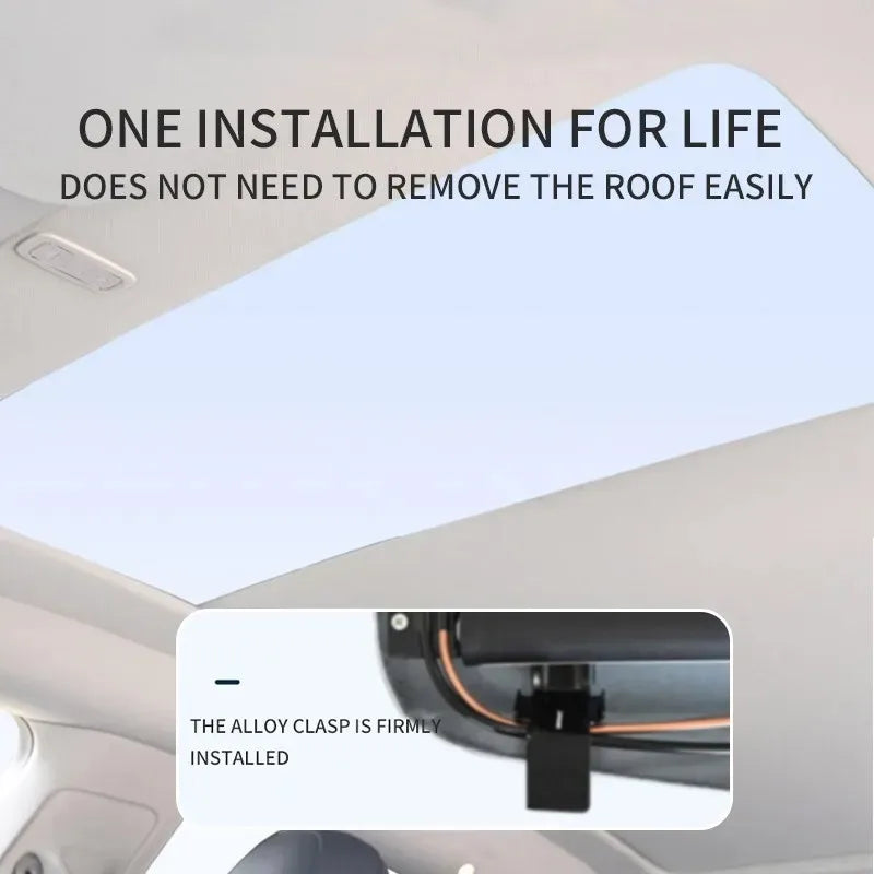 Pare-soleil de toit panoramique rétractable électrique pour Tesla Model Y