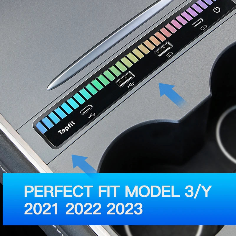 Hub Station d'accueil chargeur rapide USB pour Tesla model 3 Y