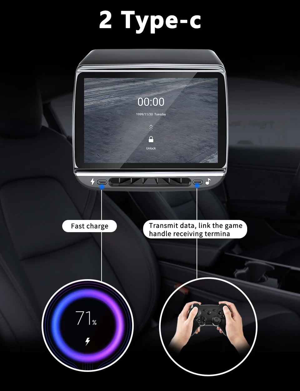 Ecran Arrière pour Tesla Model Y 3