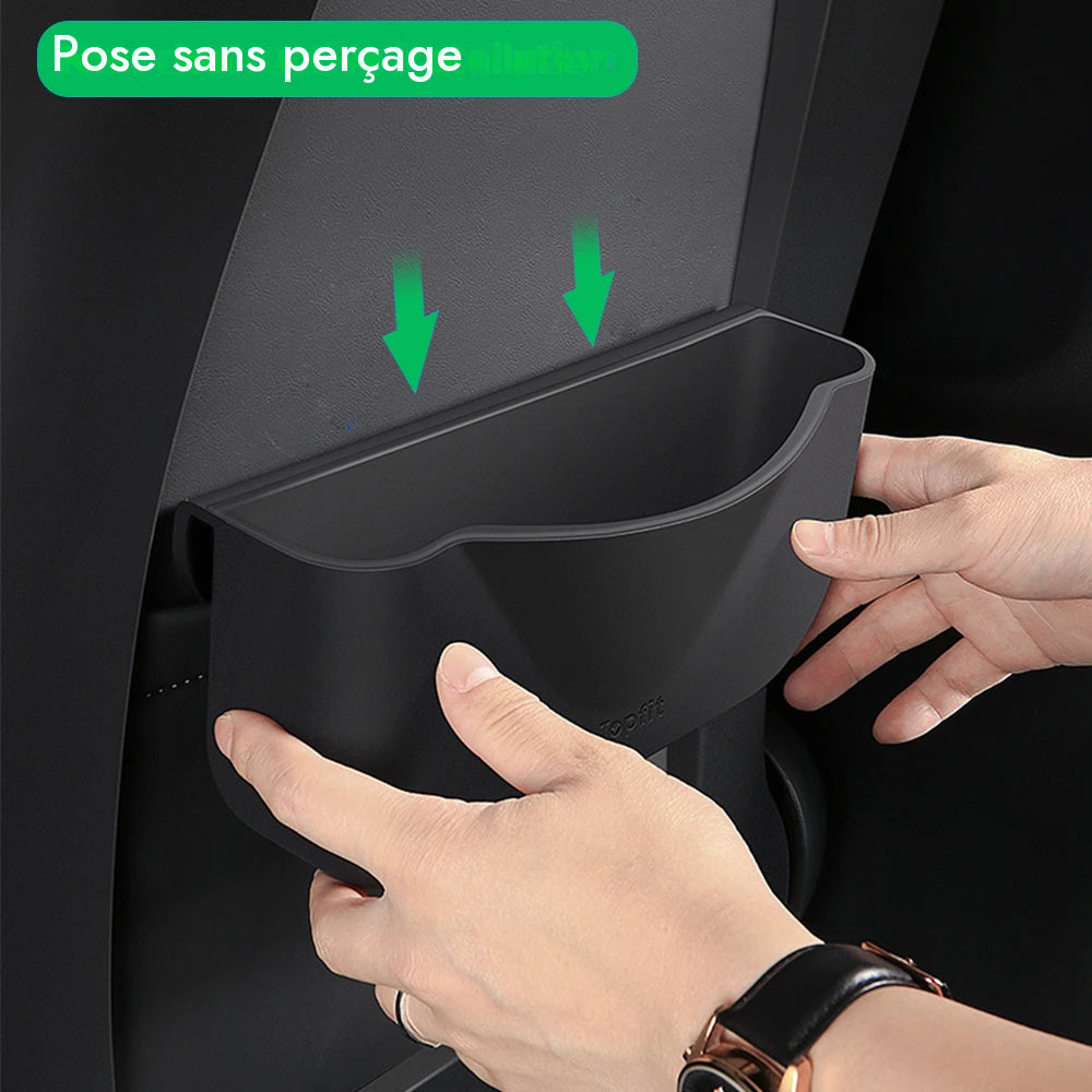 Boîte de rangement pour dossier de siège en silicone pour Tesla Model 3/Y — photo 4
