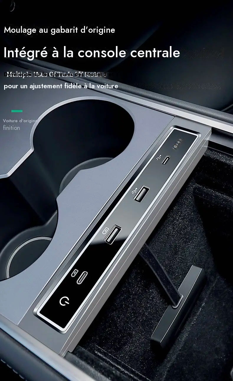 Station d'accueil USB pour Tesla model 3/Y — photo 10