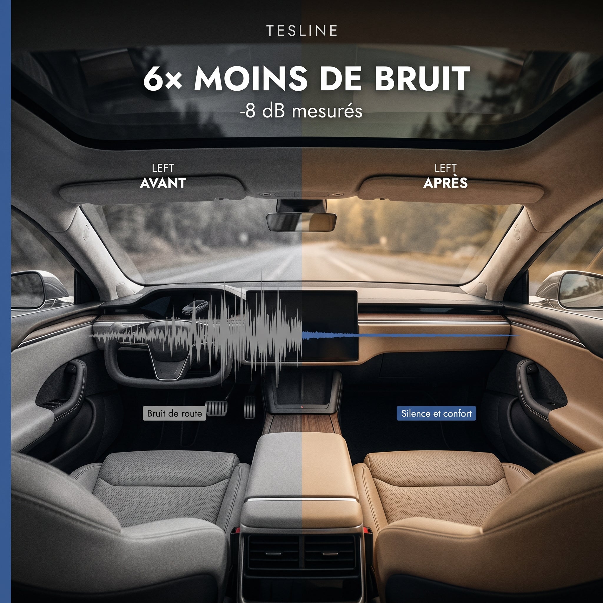 Kit d'étanchéité et d'insonorisation Tesline ProGuard