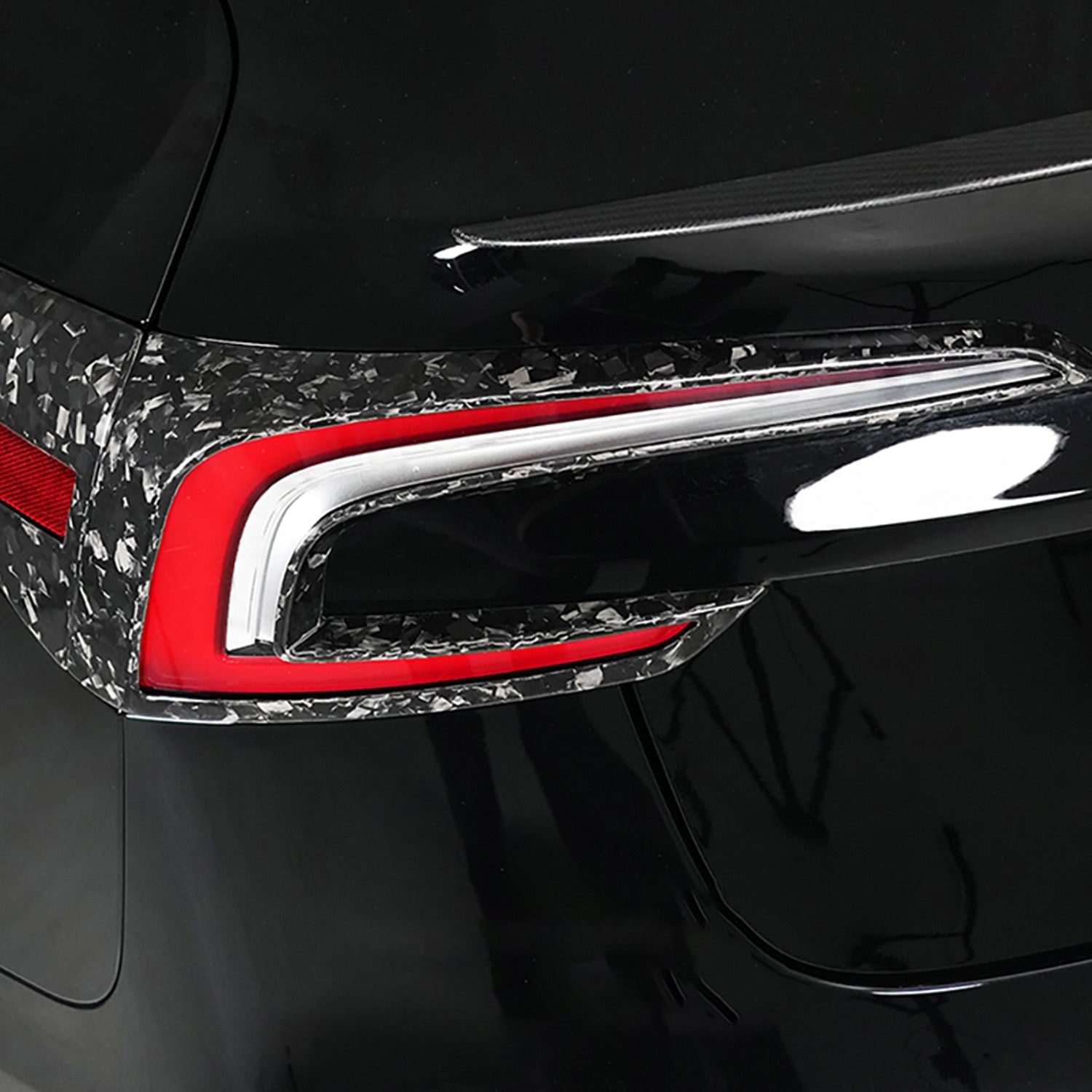 Contours de feux arrière carbone pour Tesla Model 3 Highland (2024+) — photo 8