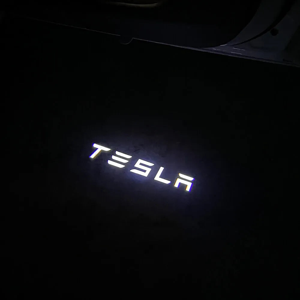 Projecteurs de logo au sol Tesla — visuel 2