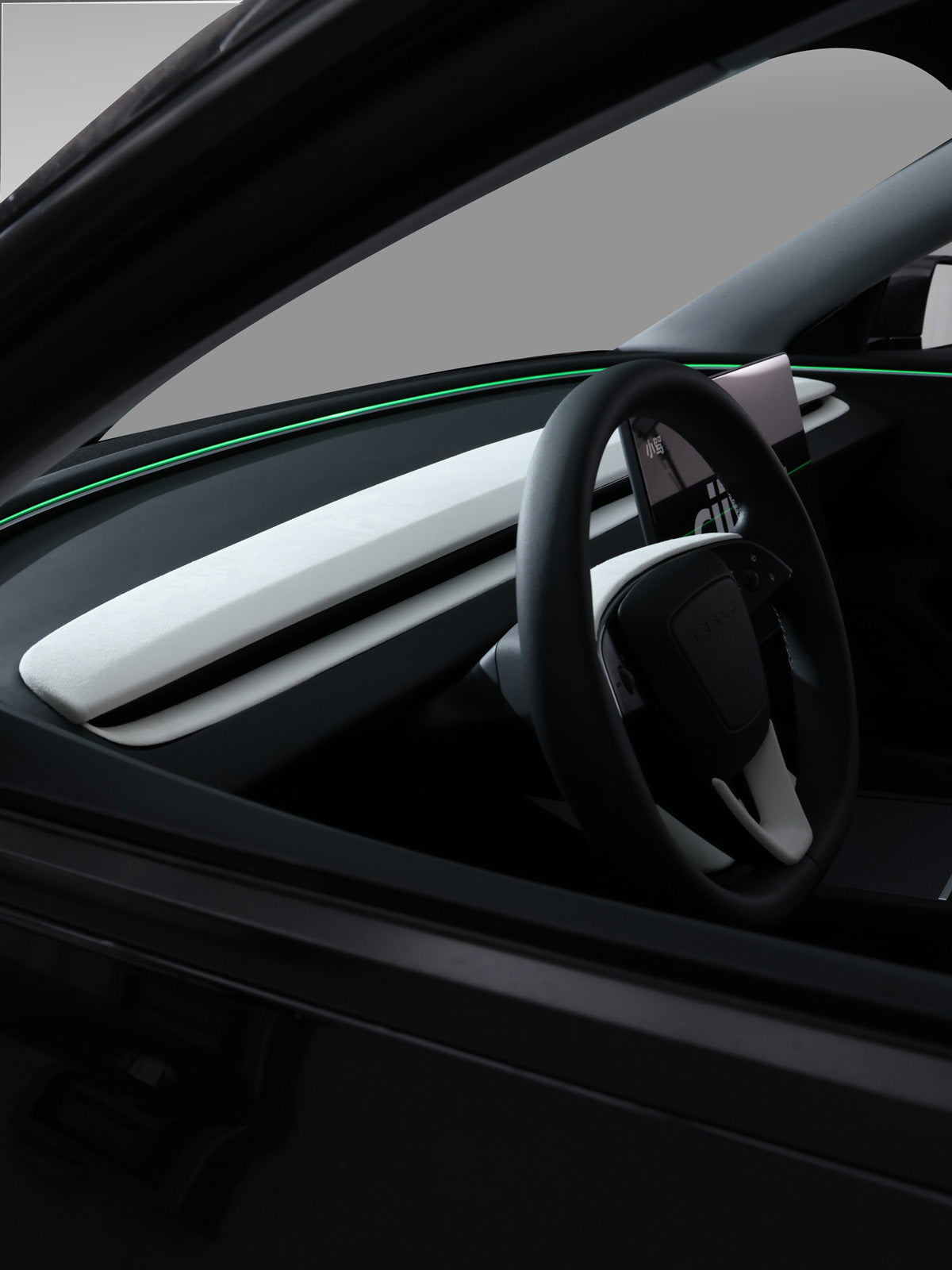 Baguettes d'aérateurs suède pour Tesla Model 3 et Y (2024+)