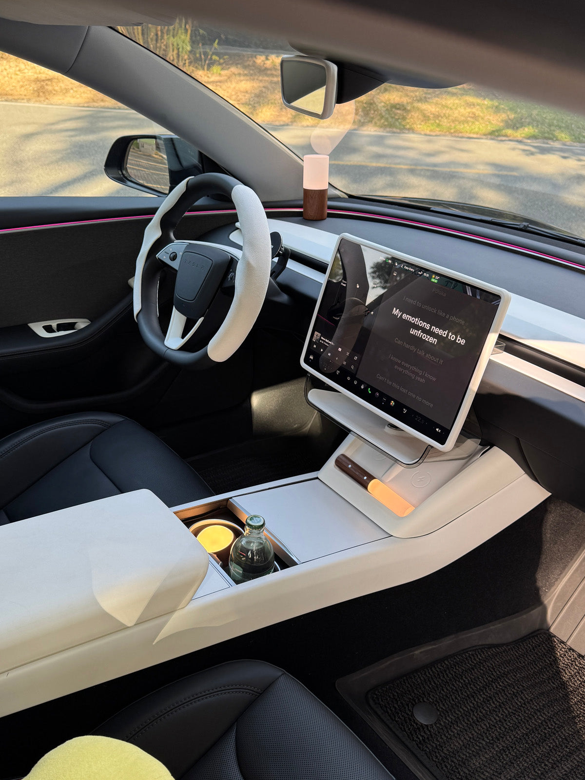 Couvre-volant suède pour Tesla Model 3 et Model Y — photo 2