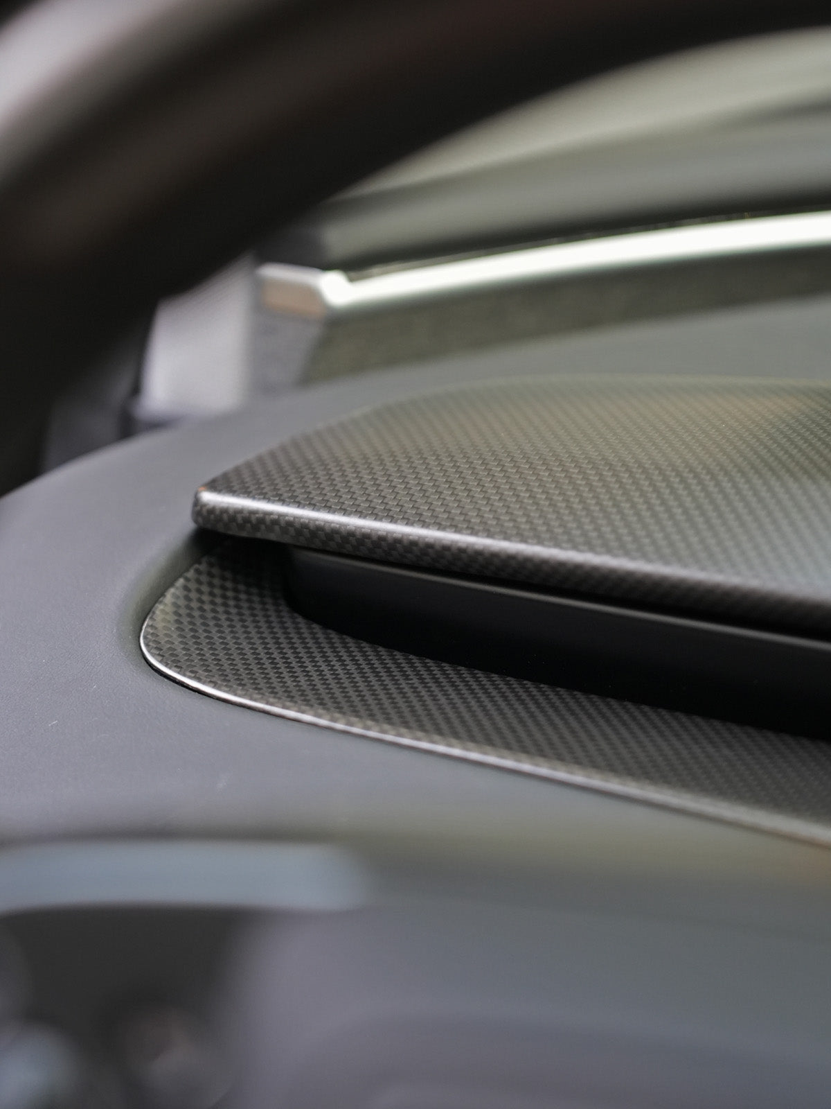 Baguettes d'aérateurs carbone pour Tesla Model 3 et Y (2024+)