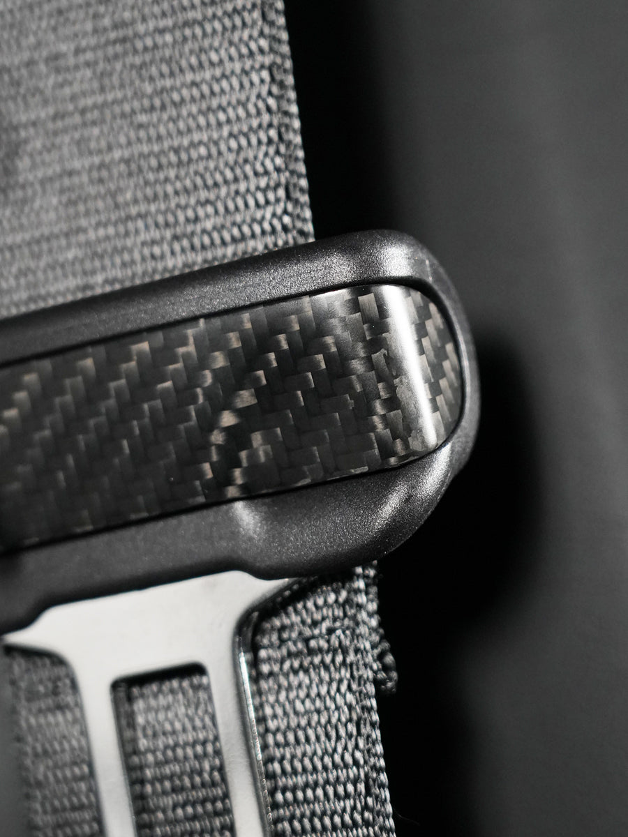 Coques de boucle de ceinture carbone pour Tesla Model 3 · Y · S · X — photo 3