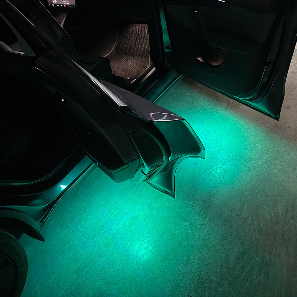 Éclairages de bas de porte multicolores Tesla — visuel 8