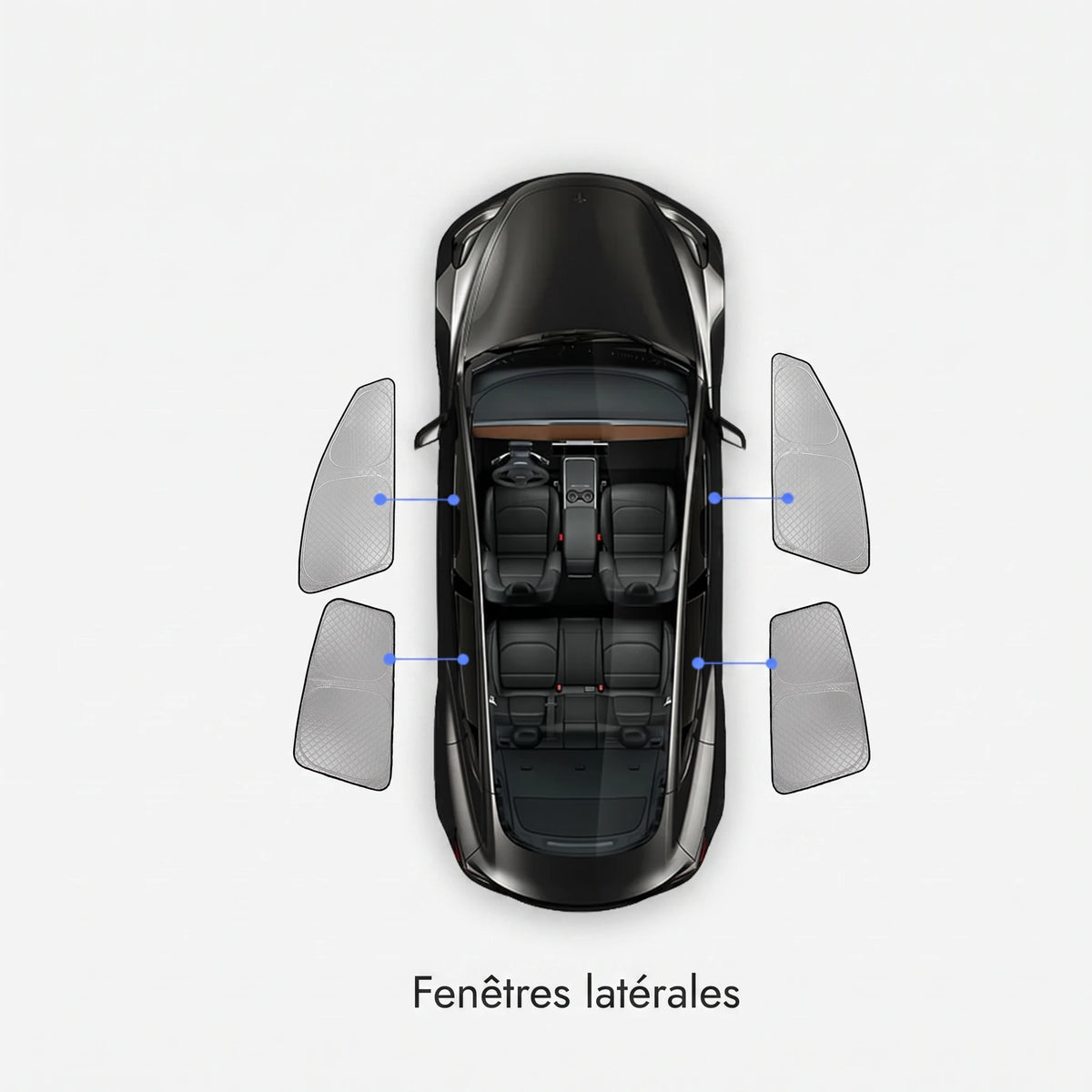 Pack Pare-soleil Complet pour Tesla Model Y — photo 13