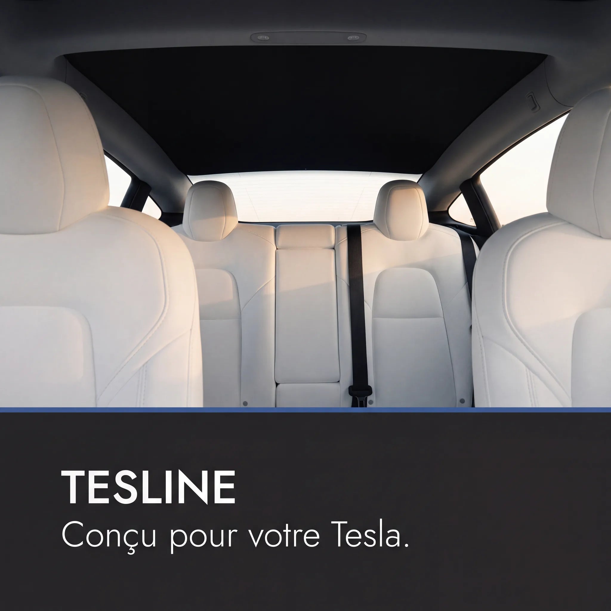 Tesline pare-soleil de toit conçu pour votre Tesla