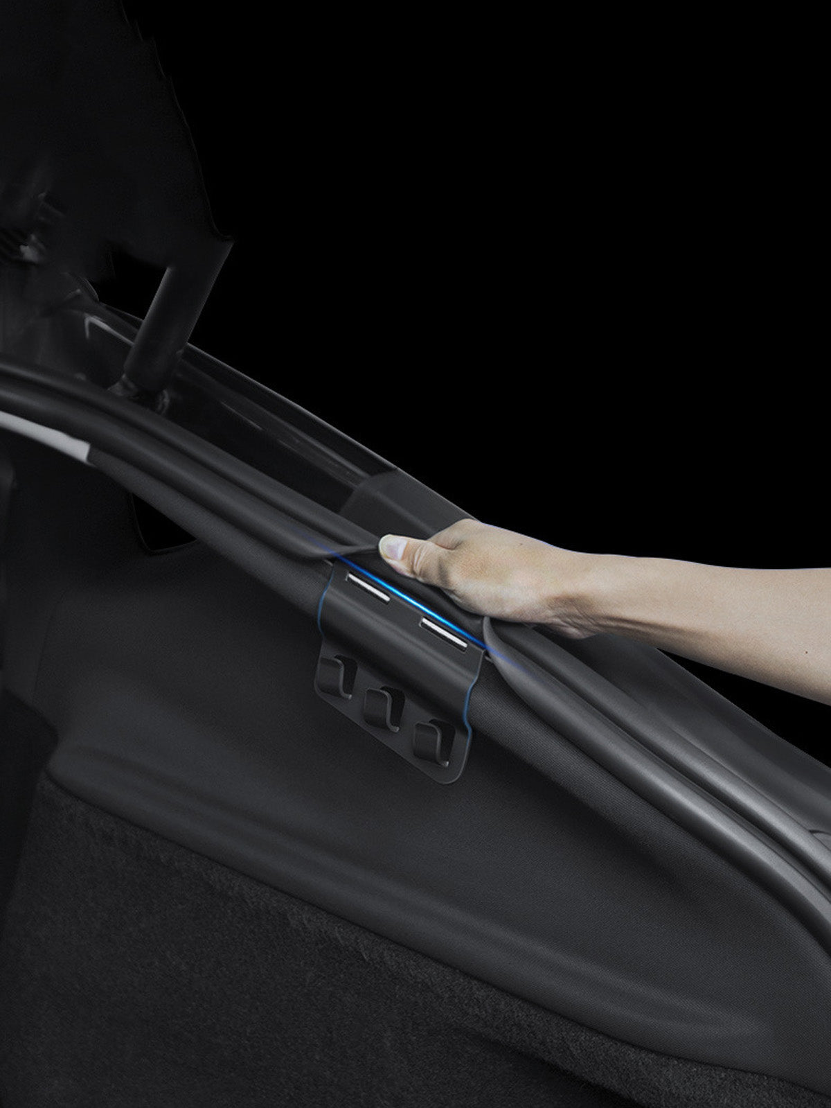 Crochet de coffre pour Tesla Model Y (2025-2026)