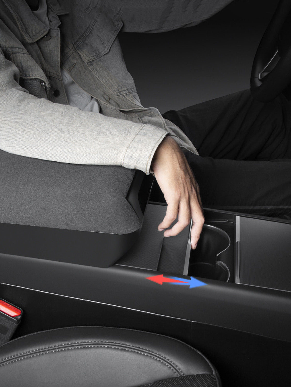 Réhausse d'accoudoir avec rangement pour Tesla Model 3 (2024+) et Y (2025+) — photo 4