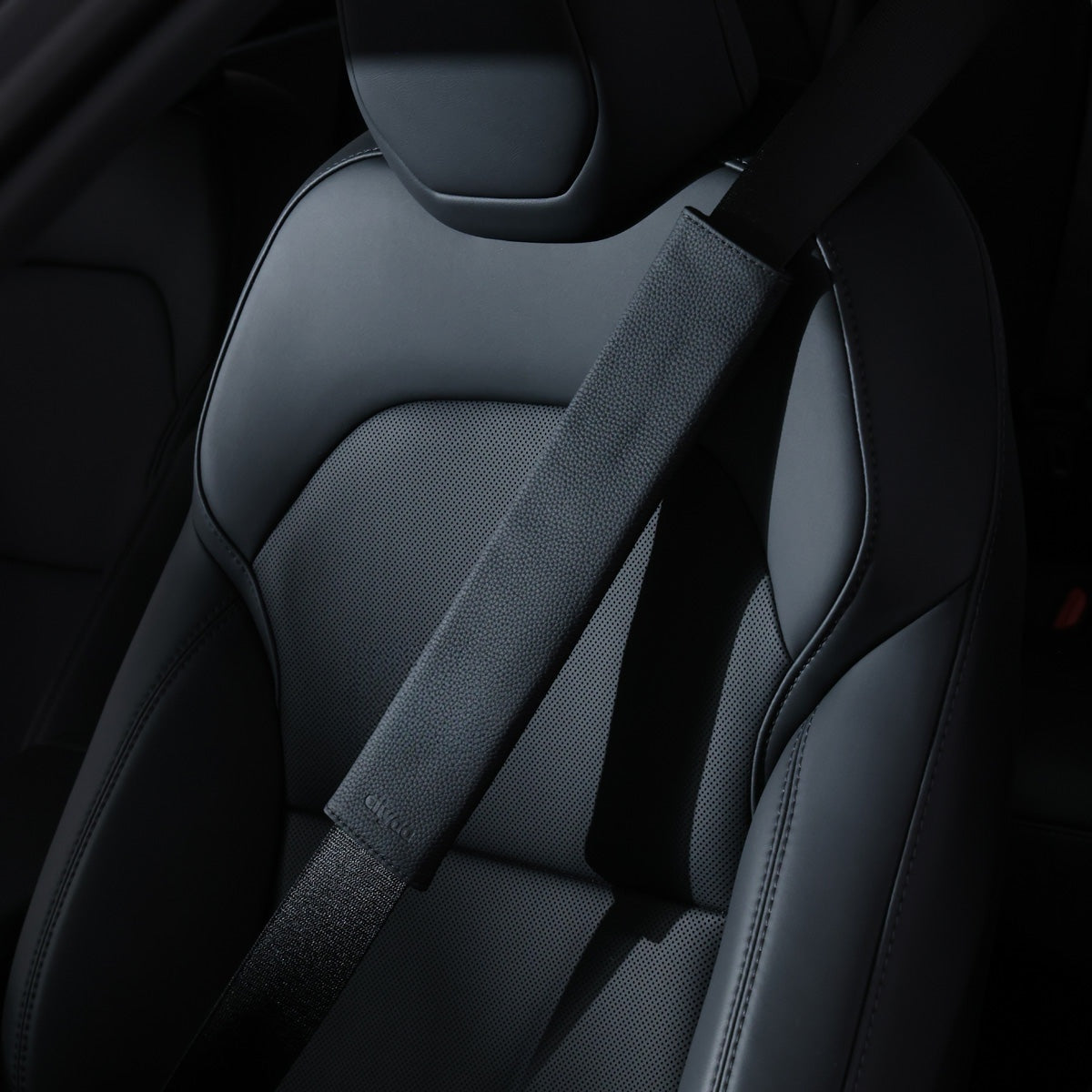 Fourreaux de ceinture cuir grainé pour Tesla — photo 7