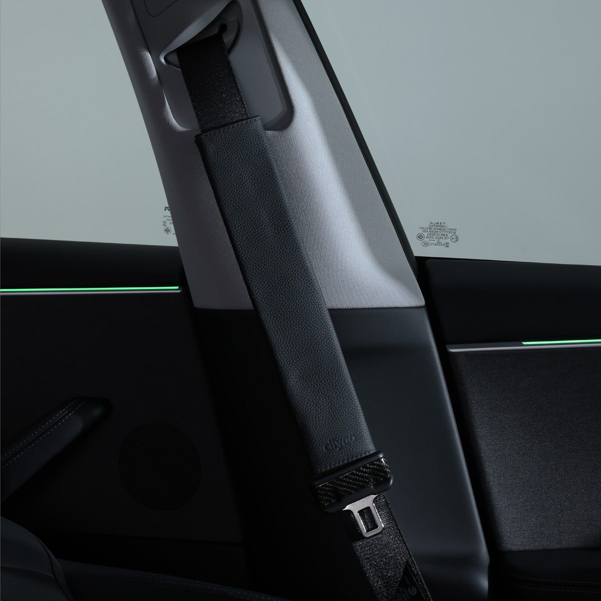 Fourreaux de ceinture cuir grainé pour Tesla — photo 4