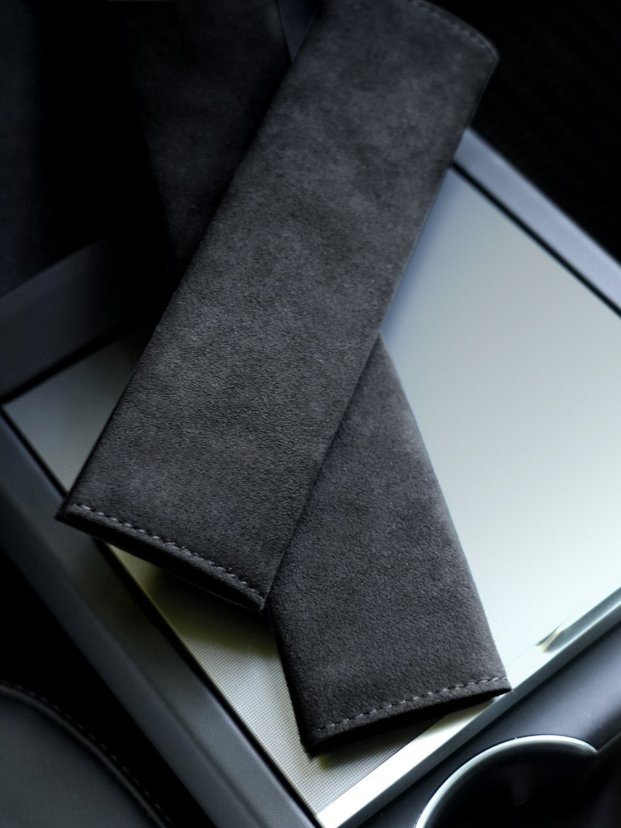 Fourreaux de ceinture alcantara pour Tesla — photo 9