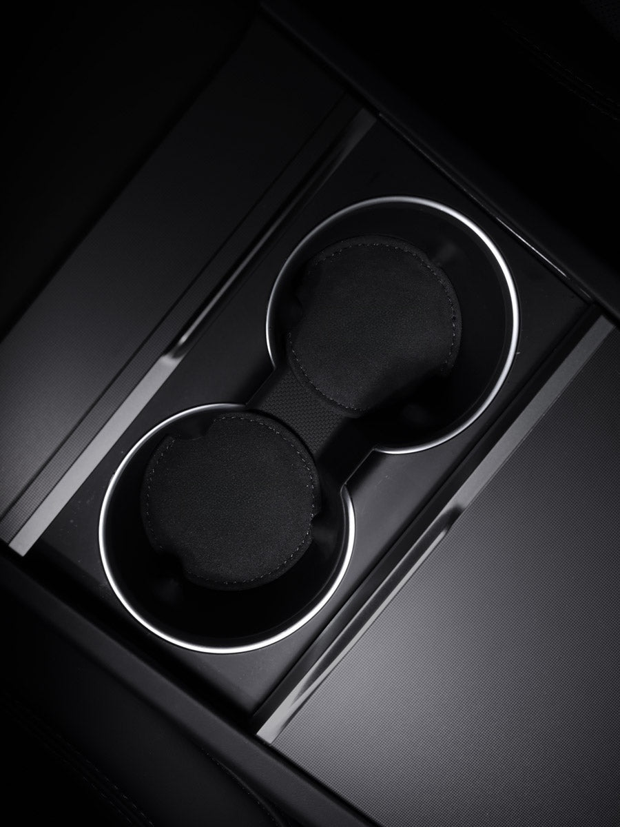 Fonds de porte-gobelet alcantara pour Tesla — photo 4