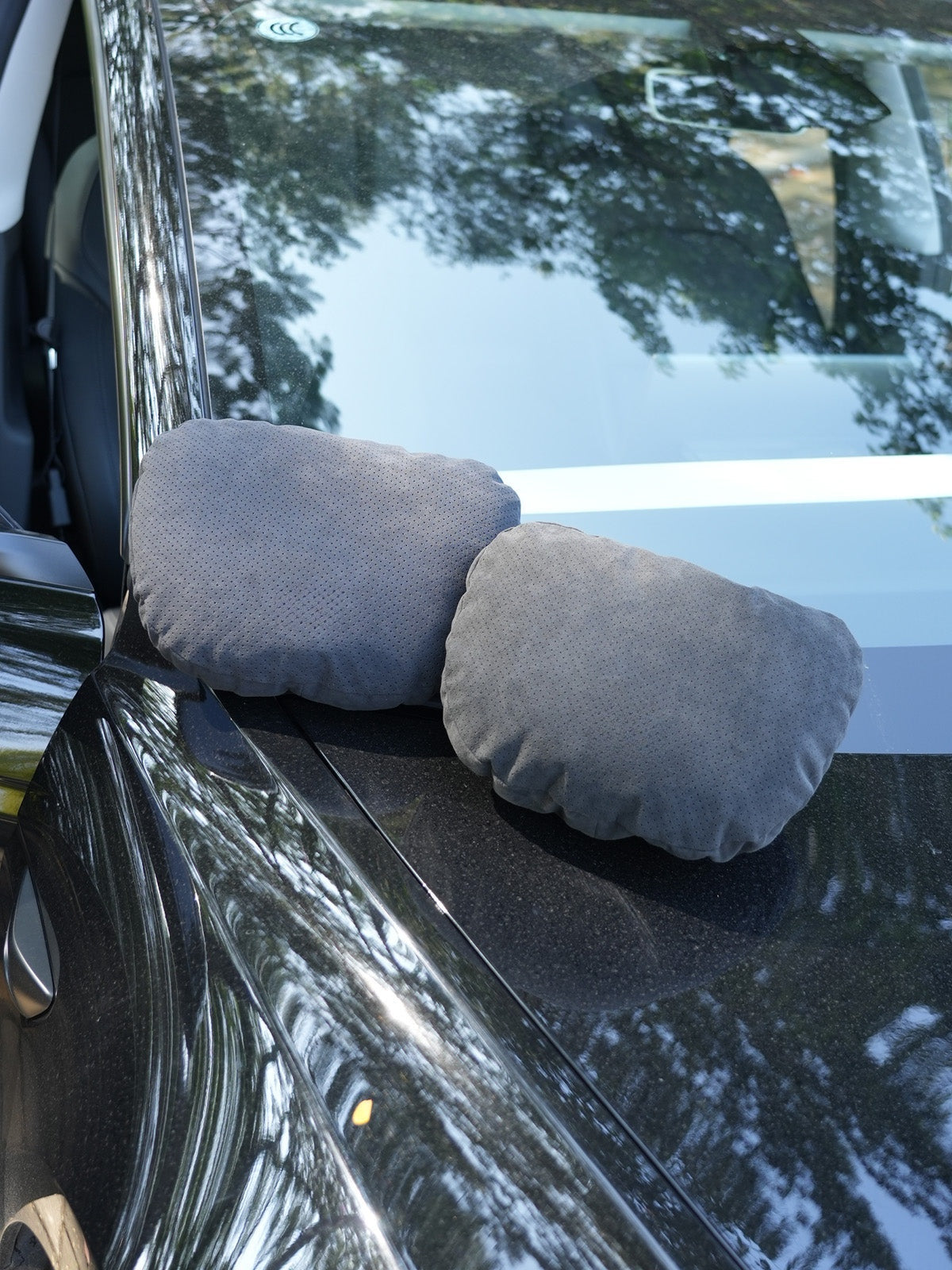 Appuie-tête et soutien lombaire suède pour Tesla — photo 7