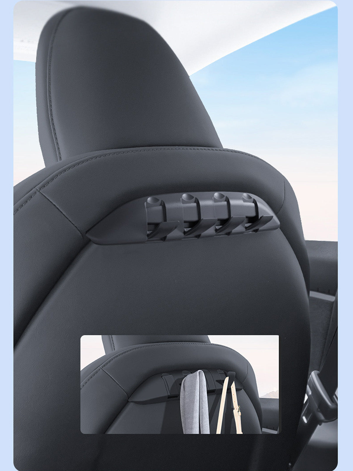 Crochets de dossier arrière pour Tesla Model 3 et Model Y — photo 7