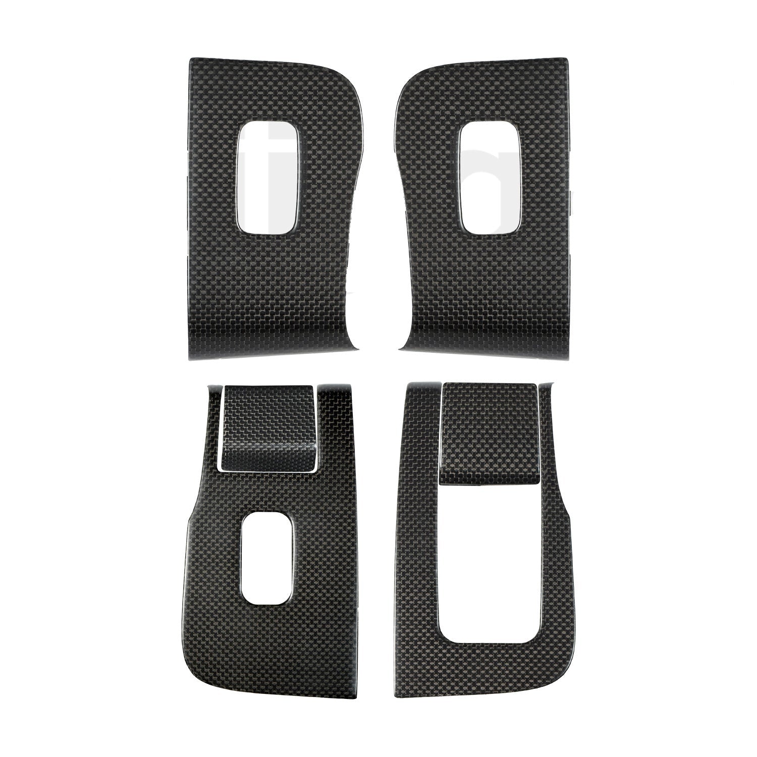 Caches boutons vitres et portes carbone pour Tesla Model 3 et Y (2024+) — photo 6