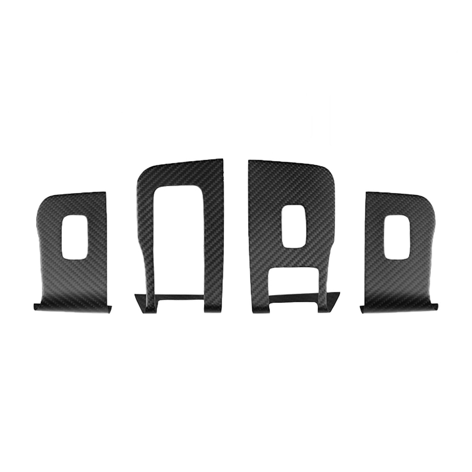 Caches boutons vitres et portes carbone pour Tesla Model 3 et Y (2024+) — photo 8
