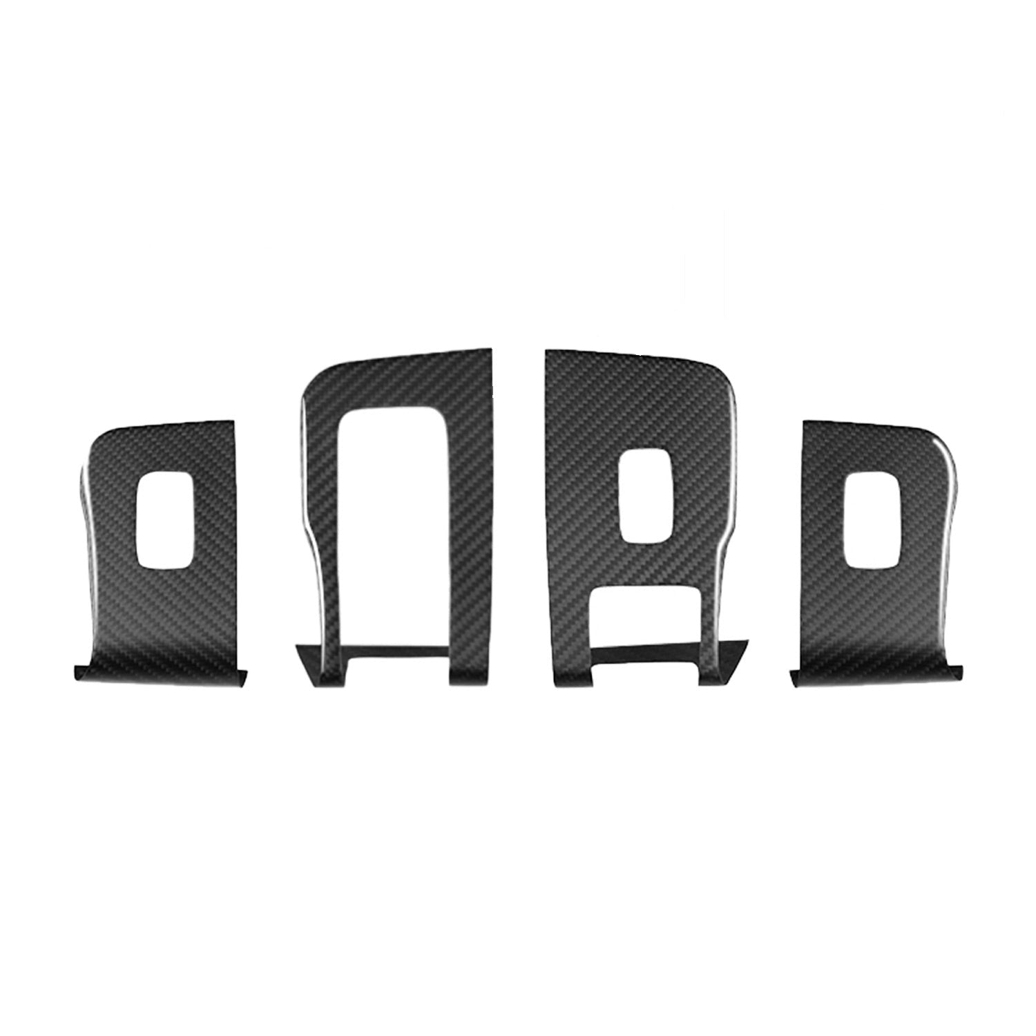 Caches boutons vitres et portes carbone pour Tesla Model 3 et Y (2024+) — photo 9