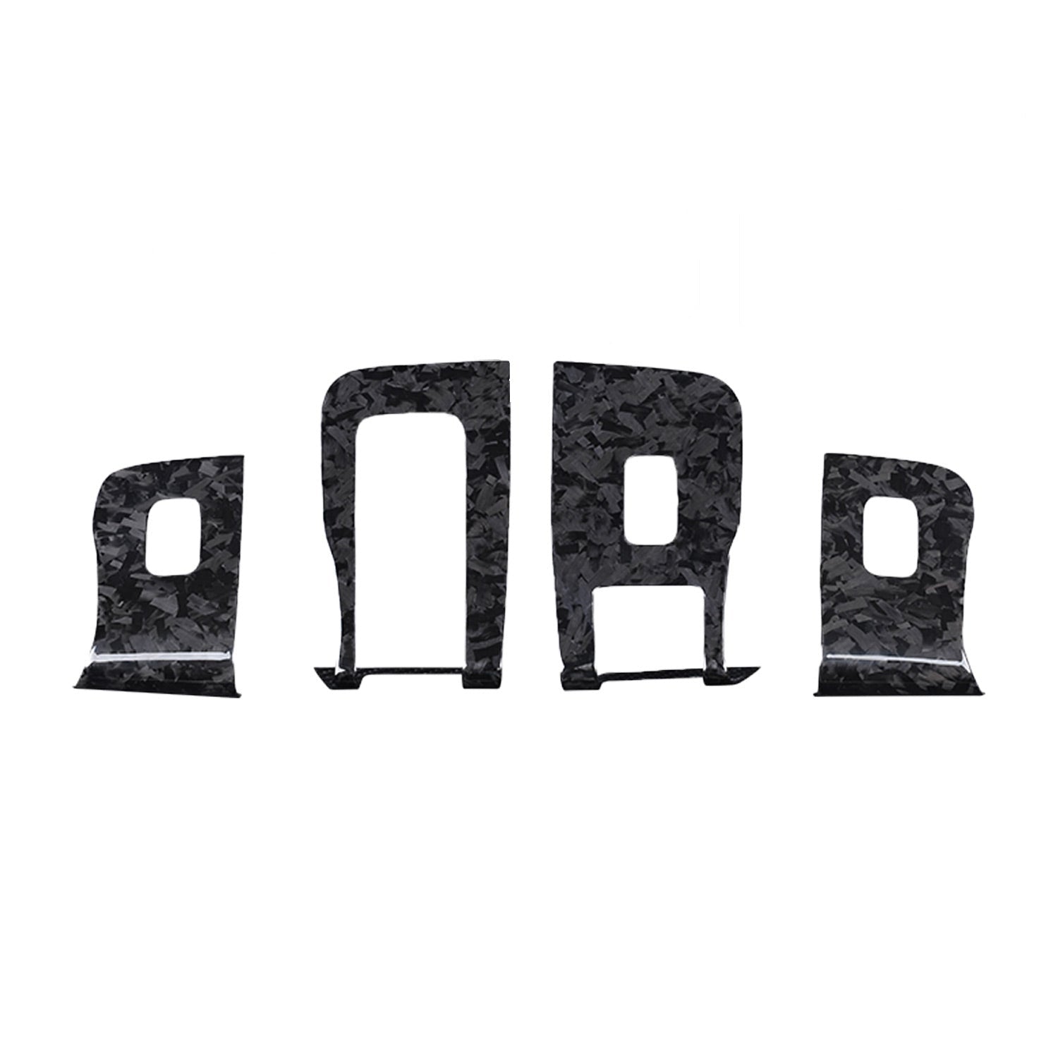 Caches boutons vitres et portes carbone pour Tesla Model 3 et Y (2024+) — photo 10