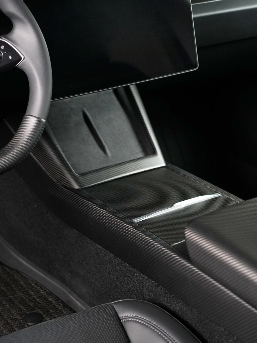 Flancs de console carbone pour Tesla Model 3 et Y (2024+) — photo 6