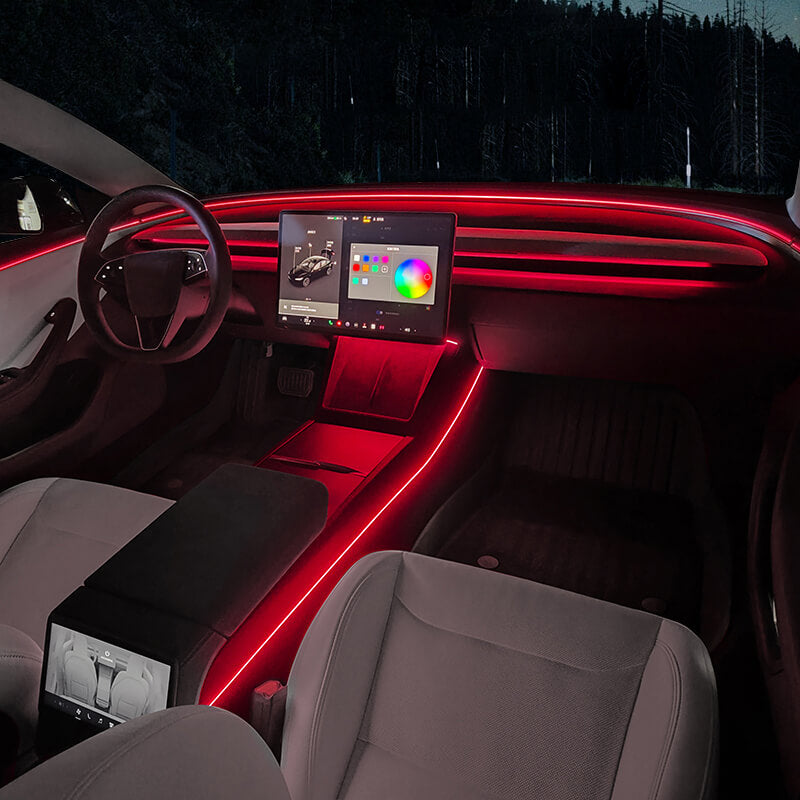 Éclairage d'ambiance Tesla — visuel 16