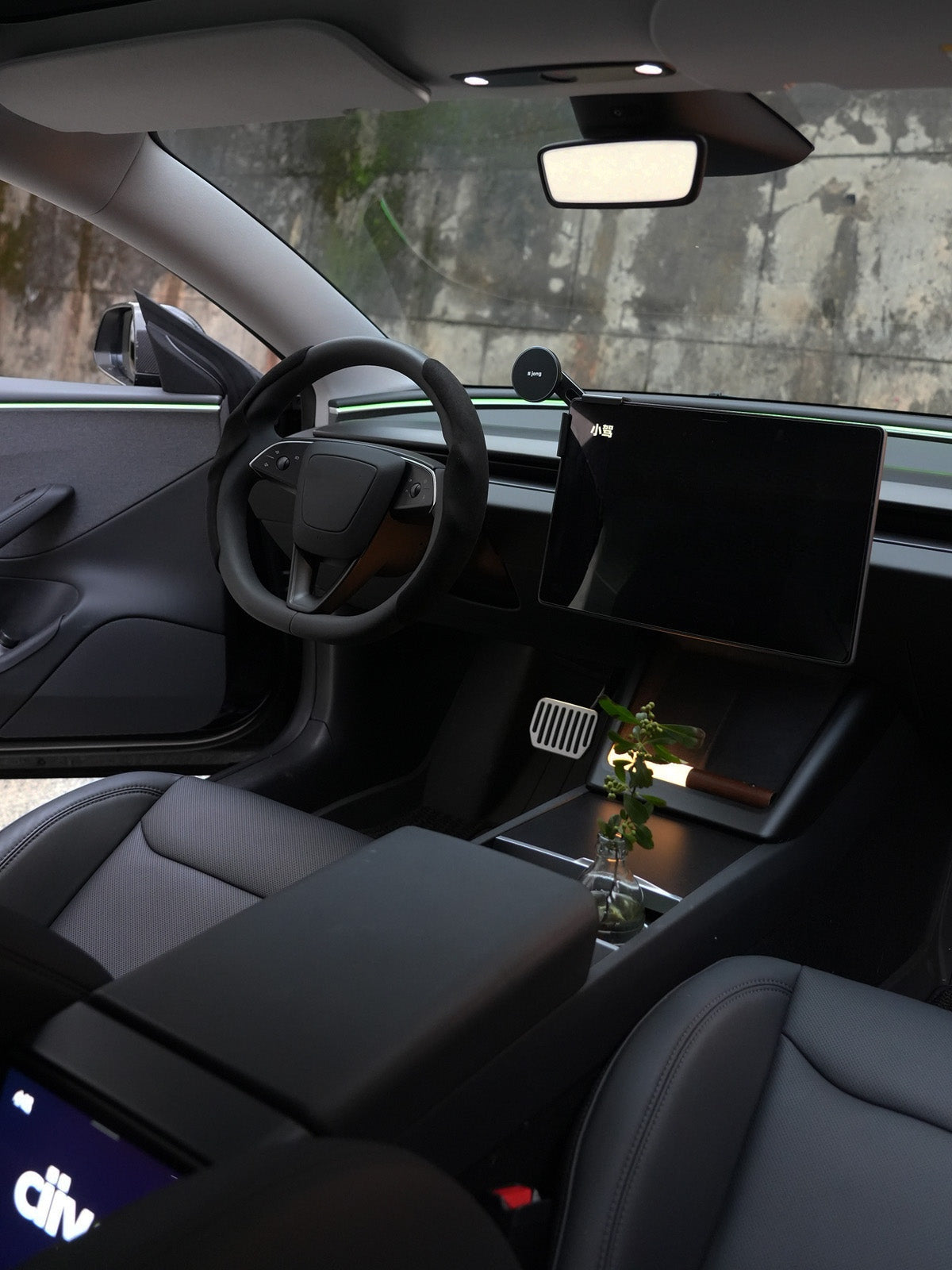 Film console centrale mat pour Tesla Model 3 et Y (2024+) — photo 9