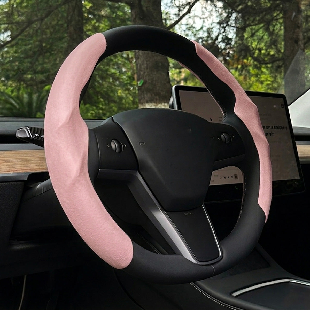Couvre-volant suède pour Tesla Model 3 et Model Y — photo 5
