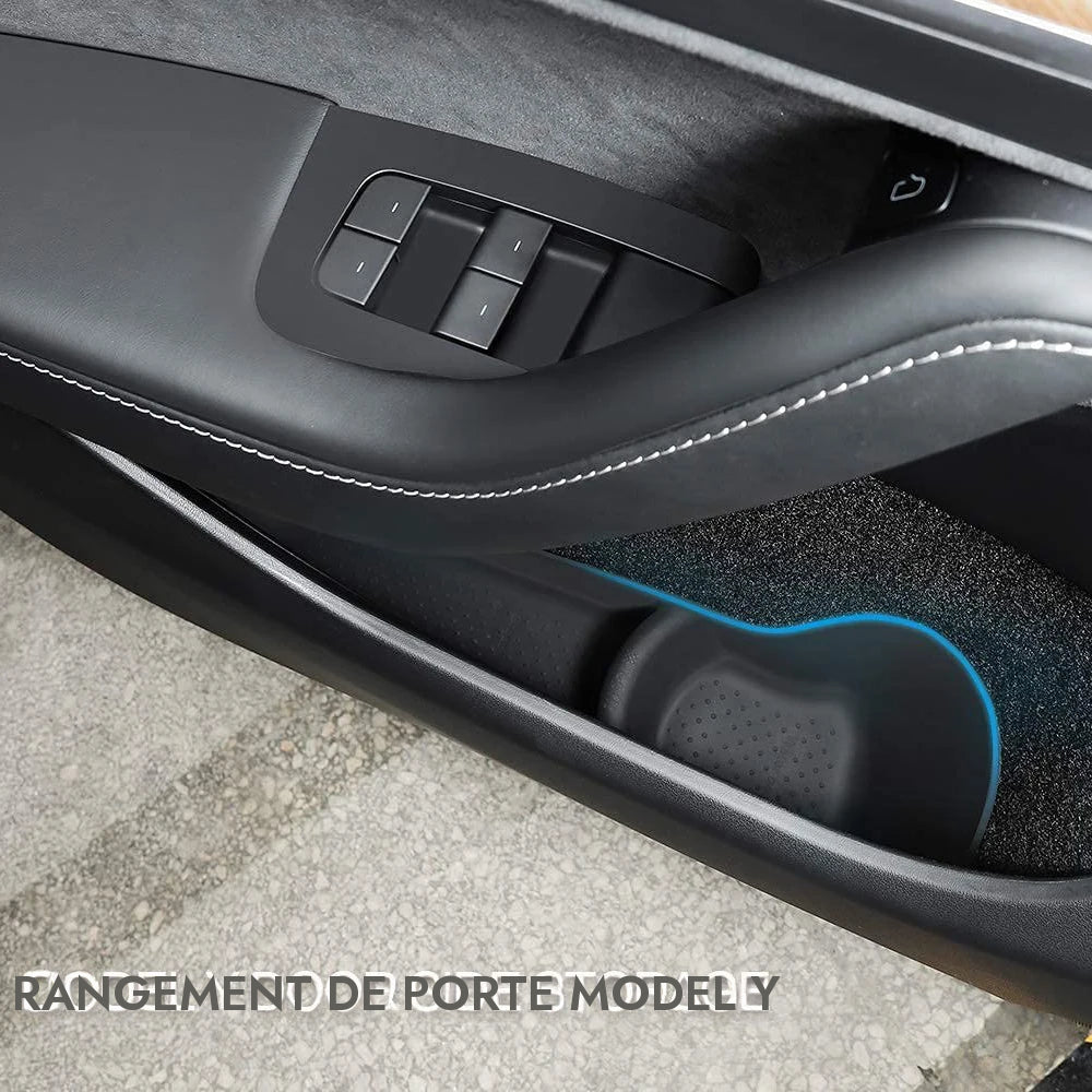 Boite de rangement coté porte en silicone pour Tesla Model Y — photo 3