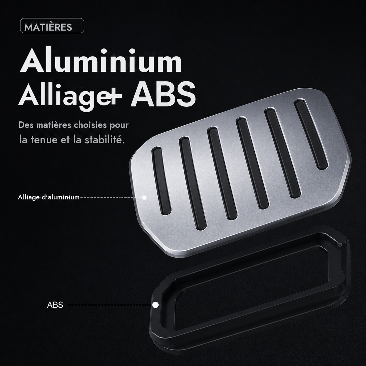 Pédalier aluminium pour Tesla Model Y Juniper et Model Y L — pose rapide, photo 3