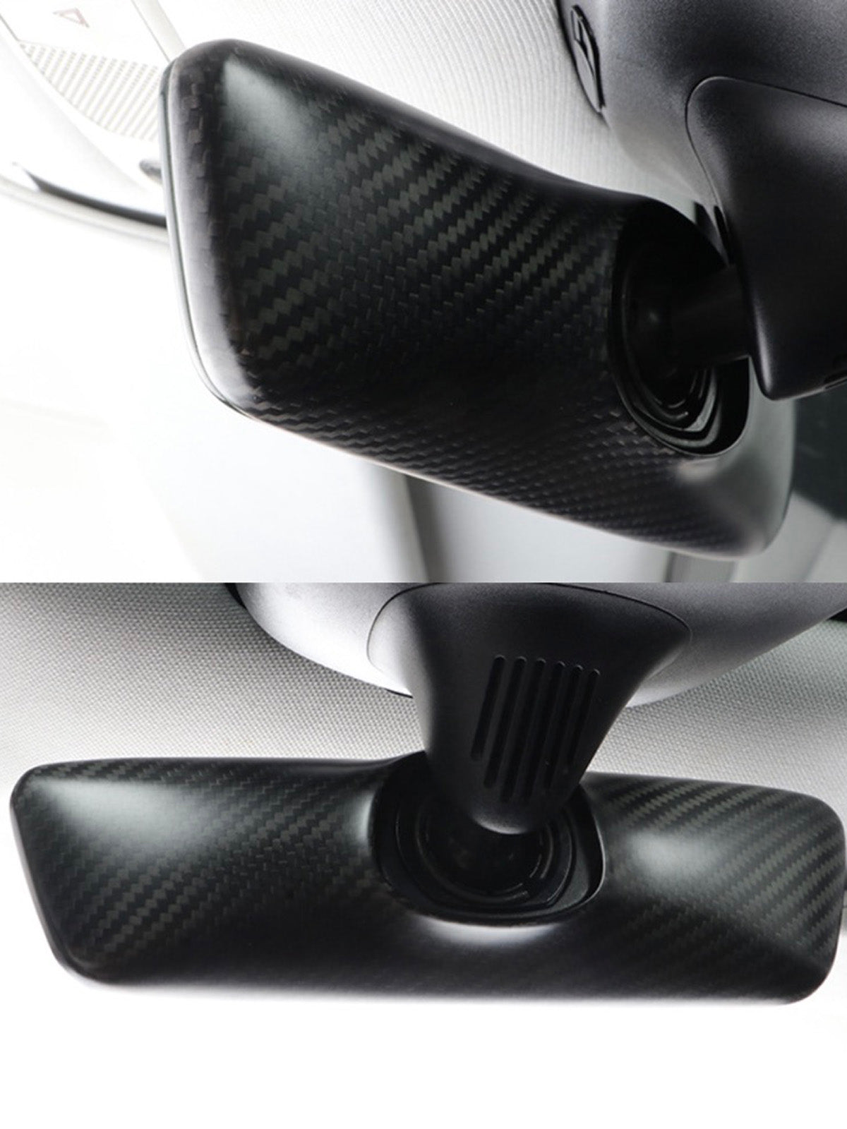 Coque de rétroviseur intérieur carbone pour Tesla Model 3 et Model Y