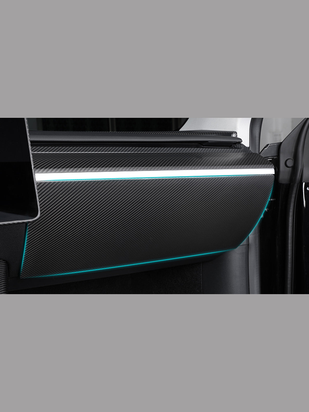 Bandeau de boîte à gants carbone pour Tesla Model 3 Highland (2024+)