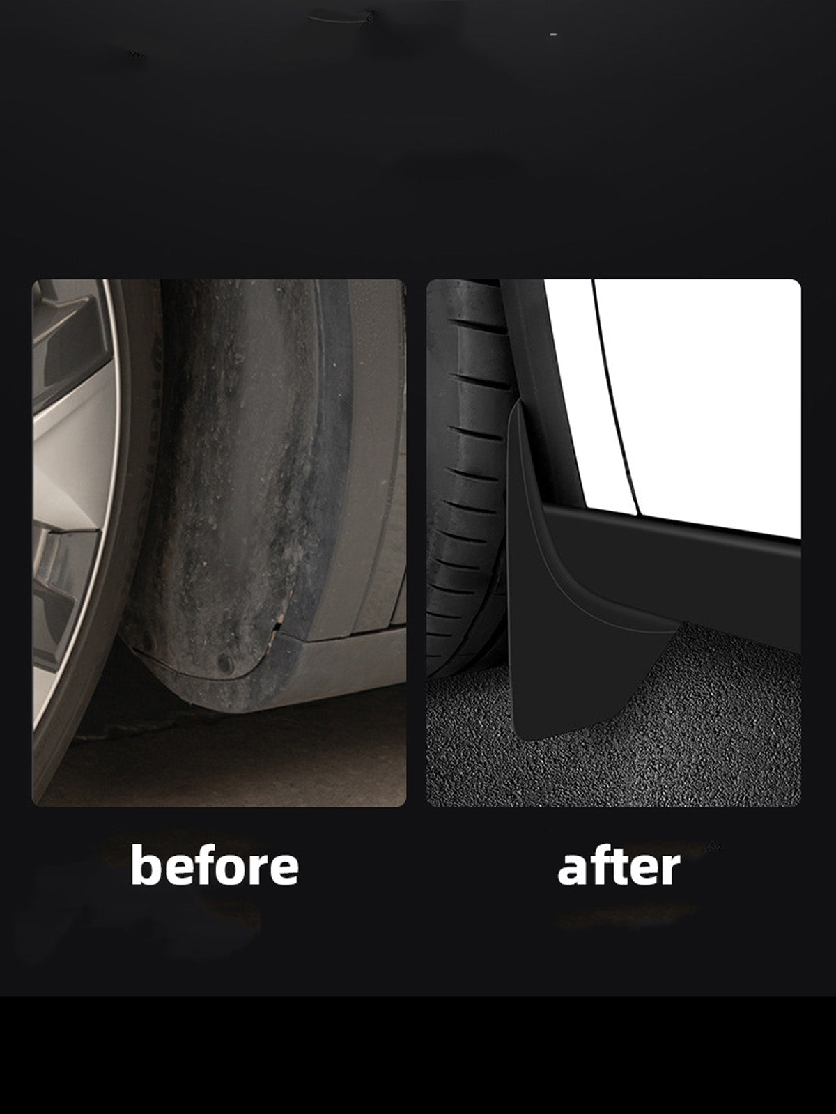 Bavettes garde-boue pour Tesla Model 3 et Model Y — photo 2