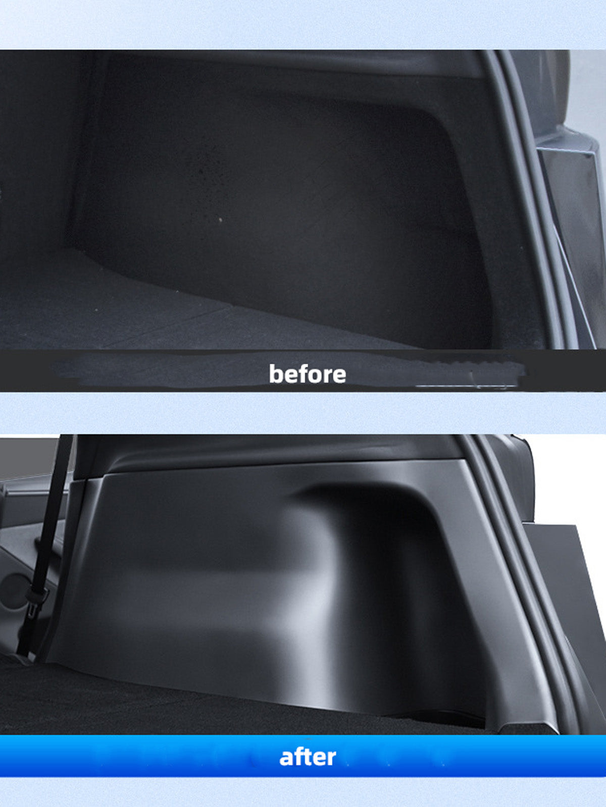 Protections latérales de coffre pour Tesla Model Y (2020-2026) — photo 2